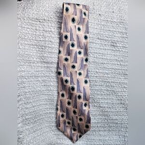 Valentino Pietro Mens Tie grey/green/bl